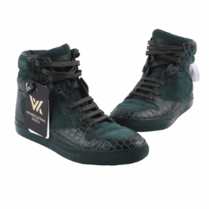 BALENCIAGA 357886 High Top Croco Optic Monochrome Sneakers Gr. 38 OP: 630 €