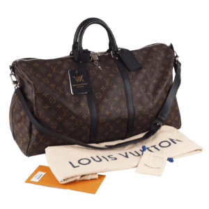 LOUIS VUITTON Keepall 55 Macassar Monogram Bandouliere Fullset M56714 NP: 2250 €
