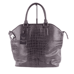 MCM München E4526 Croco Optik Embossed Large Tote Luxus Leder Tasche OP: 690 €