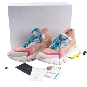 MONCLER Leave no Trace high F1 Pink / Lime Luxus designer Sneaker 39 OP: 599 €
