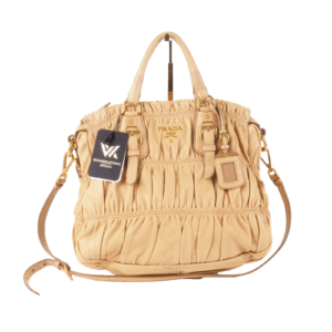 PRADA Gaufre Nappa Tote Luxus Designer Nappaleder Schultertasche OP: 2400 €