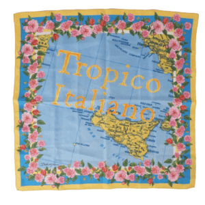 DOLCE & GABBANA Tropico Italiano Neckerchief Carré Tuch 100% Seide OP: 280 €