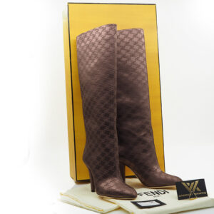 FENDI Roma 8W8177 Karligraphy Taboo Boots Luxus Designer Stiefel NEU OP : 1350 €