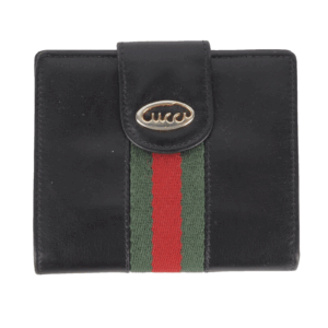 GUCCI Serry Line Vintage Leder Portemonnaie Bi-Fold Luxus Wallet OP: 300 €