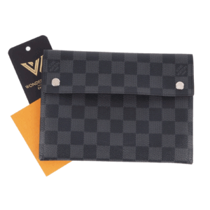 LOUIS VUITTON Medium Pouch aus dem Set Alpha Triple Pouch Damier Graphite N60255