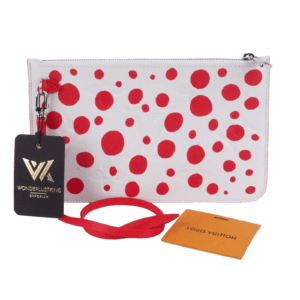 LOUIS VUITTON Neverfull Pochette Yayoi Kusama Infinity Dots Monogram Empreinte