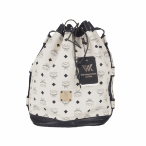 MCM Matchsack Branda Visetos Navy Designer Beuteltasche vintage OP: 680 €
