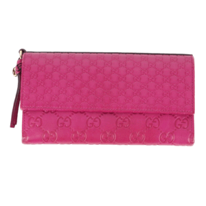 GUCCI Microguccissima Fuchsia Flap Long Wallet Portemonnaie 323396 OP: 620 €