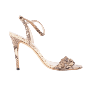 GUCCI Python Sandalen High Heels Luxus Designer Schlangenleder Gr.38,5 OP: 725 €