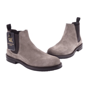 HARRYS OF LONDON Chelsea Suede Gray Luxus Designer Herrenschuhe Gr.42 OP: 850 €
