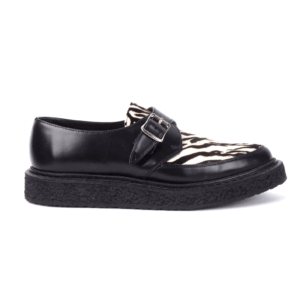 YSL SAINT LAURENT Ketta Pony Boxcalf Creepers Luxus Halbschuhe Gr 38 OP: 795 €