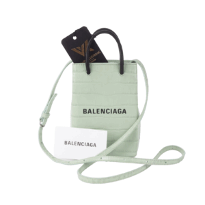 BALENCIAGA 593826 Mini Shopping Bag Crossbody Croc Embossed Tasche OP: 825 €