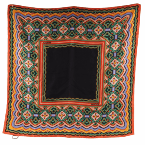 GUCCI Multicolor 100% Silk Foluard Carre Luxus Designer Seidentuch OP: 450 €