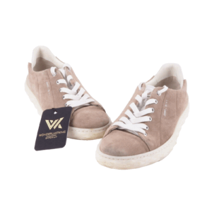 JIMMY CHOO Diamond Light Brown Luxus Designer Leder Sneaker Gr. 38,5 OP: 525 €