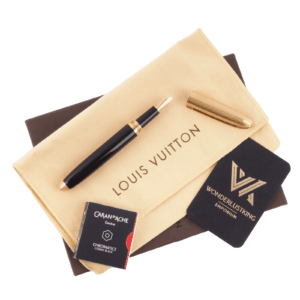 LOUIS VUITTON Doc Fountain Pen Füllfederhalter 18K Gold Black OP: 850 €