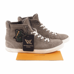 LOUIS VUITTON Peace Patch Sneaker Mid-Top Suede Luxus Herrenschuhe OP: 760€