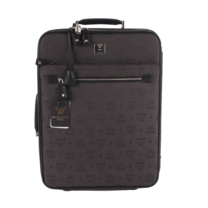 MCM Rollkoffer Cabin Trolley Visetos Black Luxus Designer Reisekoffer OP: 1850€