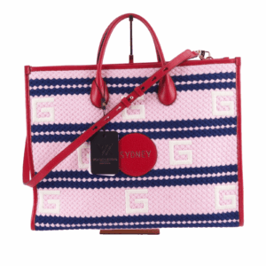 GUCCI 663709 525040 X SYDNEY Limited Stripped 2Way Shopper Tote OP: 1600 €