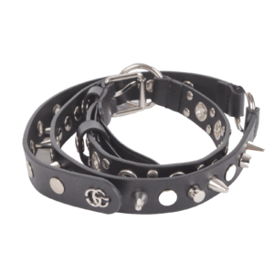 GUCCI GG Studded Belt schmal 715729 Gr. 75 Leder Luxus Designer OP: 450 €