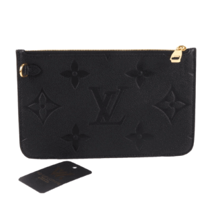 LOUIS VUITTON M45685 Neverfull Pochette Monogram Empreinte Black 2024 Neu