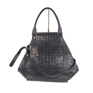 MAX MARA Anita Kroko Tote Luxus Designer Leder 2way Tasche OP: 1200 €