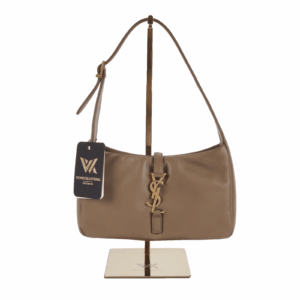 SAINT LAURENT YSL 5 À 7 Puffer Braun Hobo Lammleder Schultertasche OP: 2000 €