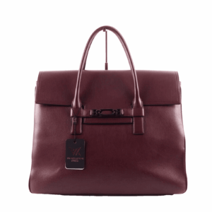 BALLY Swiss Giant Wesper Tote Luxus Designer Leder Handtasche Burgundy OP: 1500€