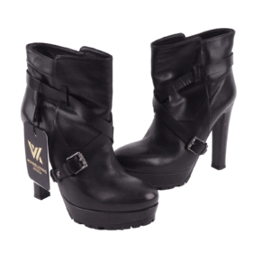 BELSTAFF Luxus Designer High Heels Stiefelette Platform Ankle boots OP: 350 €