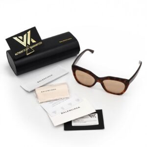 Balenciaga BA 132 53E 54_18 140 Luxus Designer Sonnenbrille Fullset UVP 390€ NEU