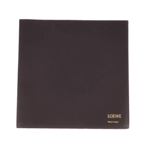 LOEWE Spain Pouch Luxus designer Leder Pouch Kuvert Braun VIP