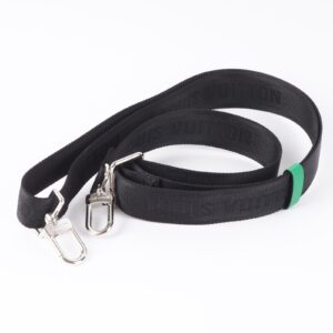 LOUIS VUITTON Luxus Designer Schulterriemen Verstellbar Silver / Green Taiga