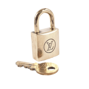 LOUIS VUITTON Schloss Hängeschloss Padlock Gold Antique / Vintage 1901-1990 2XX