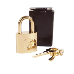 LOUIS VUITTON Schloss Hängeschloss Padlock Gold NEU 2024 Nr. 612 Super RARE
