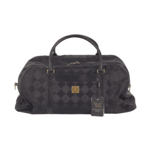 MCM Visetos Black Fabric Weekender Luxus Designer Reisetasche OP: 890 €