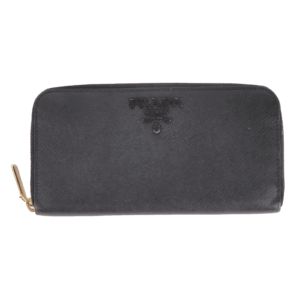 PRADA 1ML506 Saffiano black Luxus Leder Designer Business Long Wallet OP: 820 €
