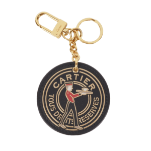 CARTIER Characters runder Schlüsselanhänger Luxus Designer NEU OP: 370 €