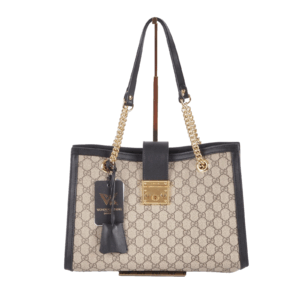 GUCCI Medium Padlock Tote GG Supreme 479197 Luxus Handtasche OP: 2200 €