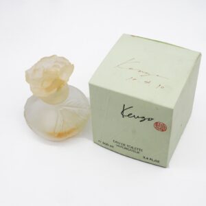 Kenzo Classic Parfümglas LEER mit OP und orig. Signature of Kenzo Takada 10.4.90