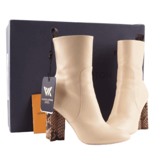 LOUIS VUITTON Calfskin Silhouette Ankle Boots Luxus Stiefelette EU 37 OP: 1210 €