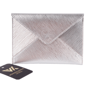 LOUIS VUITTON VIP Kirigami Medium Pouch Einladung-Umschlag Epi Elect.Silver