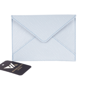 LOUIS VUITTON VIP Kirigami Medium Pouch Einladung-Umschlag Epi Light Blue