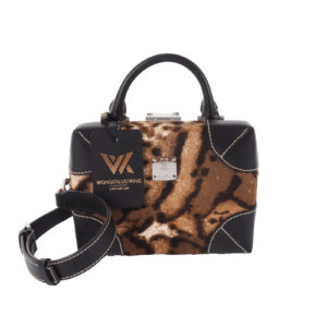 MCM Ultra Rare Ponyfell & Leder Mini Trunk 2016 Luxus Designer Schultertasche