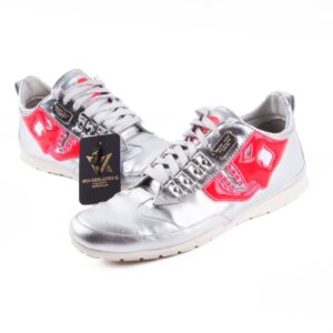 PHILIPP PLEIN Fight Club LimitedChrome Skull Luxus Sneaker EU 43 OP: 990€