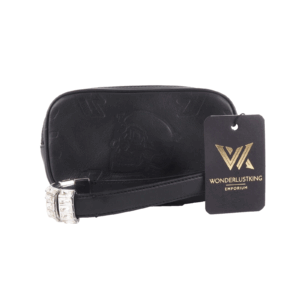 PHILIPP PLEIN Leather Clutch Monogram Skull Luxus Designer Abentasche OP: 750 €