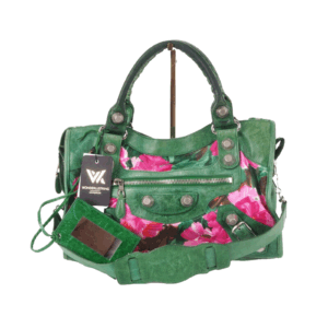 BALENCIAGA City Fleur Schultertasche 137084 Limited Luxus Lammleder OP: 1195 €