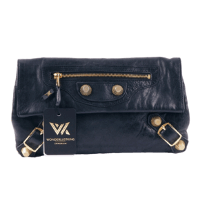 BALENCIAGA Motocross Clutch 186182 502752 Designer Lammleder Clutch OP: 950 €