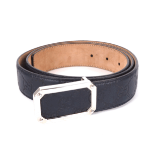 GUCCI 162946 Men Square Guccissima Luxus Leder Herrengürtel Gr. 100 OP: 360 €