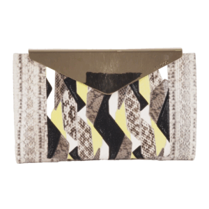 JIMMY CHOO Charlize Envelope Clutch XL Pythonleder Luxus Designer OP: 790 €