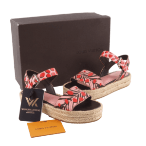 LOUIS VUITTON Jungle Dots Espadrilles Luxus Designer Sandals Gr. 36 OP: 790 €