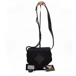 MCM München 71787 Luxus Studded Designer Visetos Crossbody Tasche NP: 580€